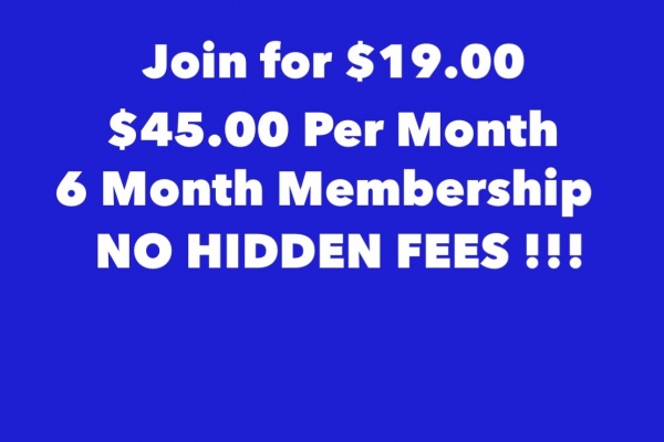 JOIN FOR ONLY $19.00